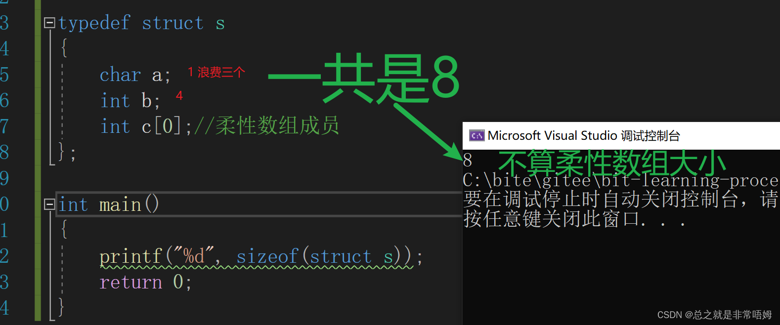 c语言进阶部分详解（《高质量C-C++编程》经典例题讲解及柔性数组）