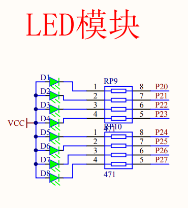 h"sbit led=p2^0;//p大写,定义引脚void main(){while(1){led=0;//置