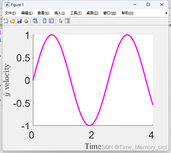 matlab使用plot画图坐标轴上的导数速度一点和加速度两点如何显示