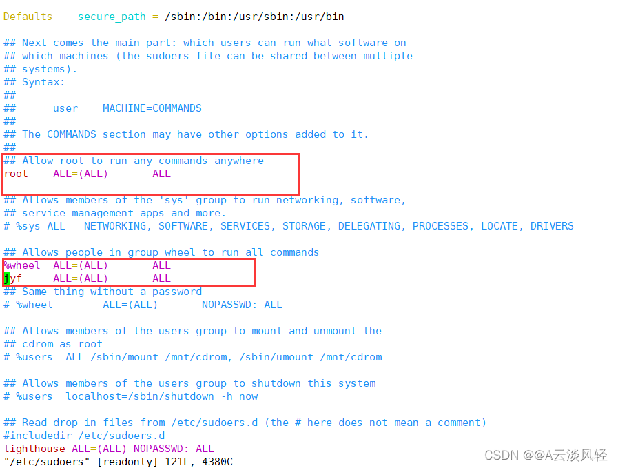 Linux之vim编辑器 A云淡风轻的博客 Csdn博客