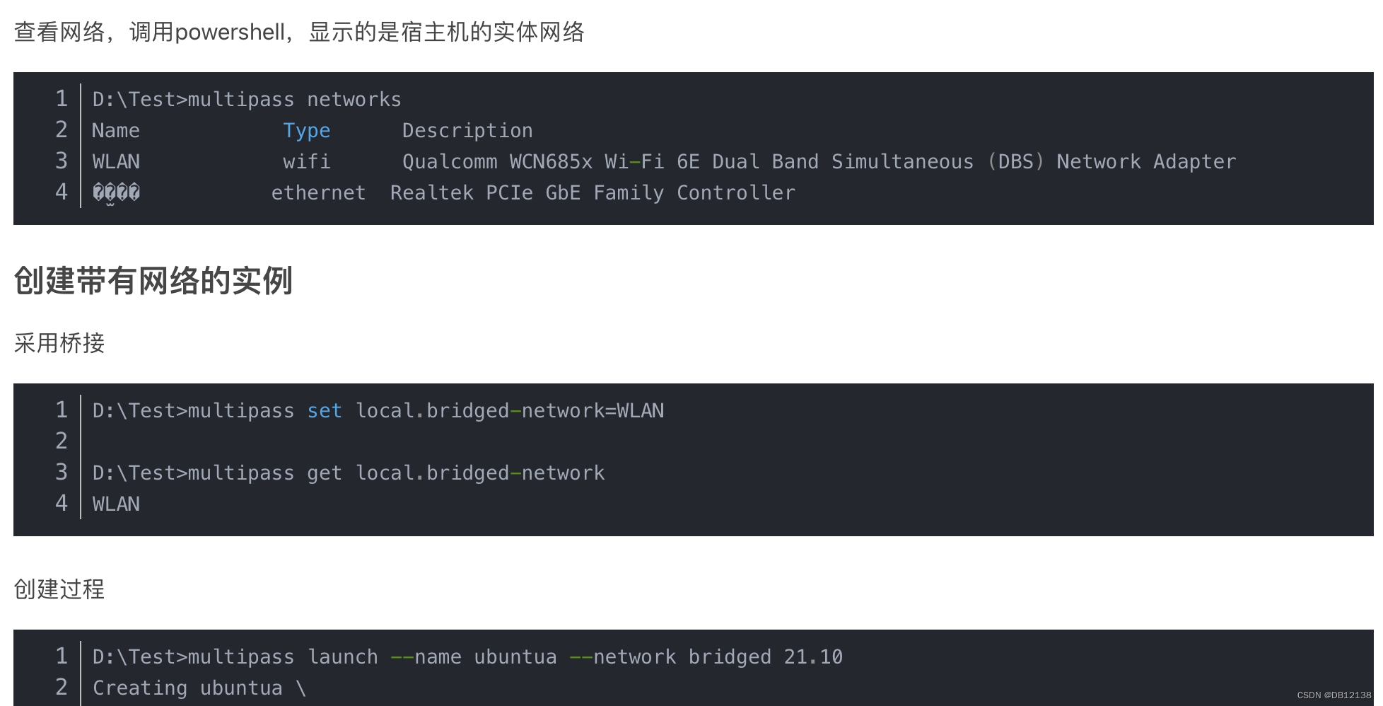 multipass bridged network