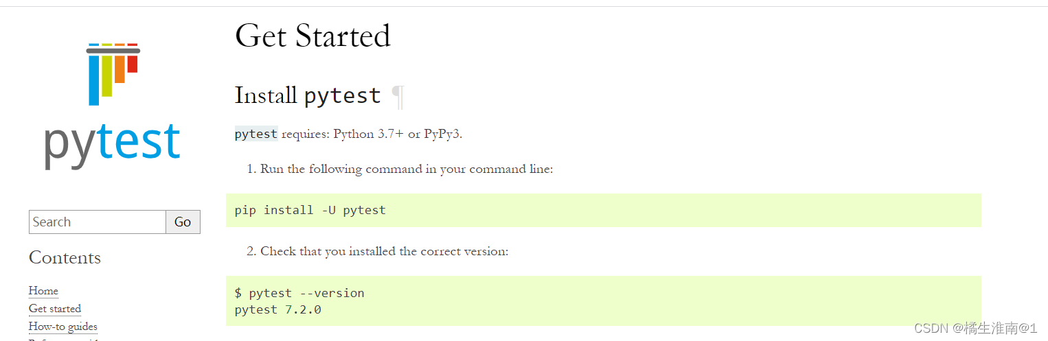 pytest测试框架搭建