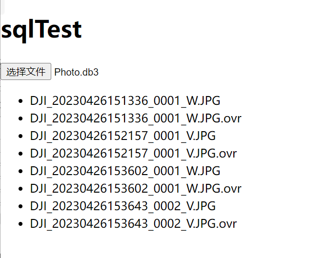 vue3+vite+SQL.js 读取db3文件数据