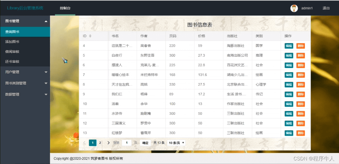 基于JAVA的图书借阅管理平台【数据库设计、源码、开题报告】