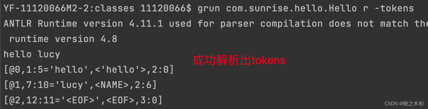 Antlr4：使用grun命令，触发NoClassDefFoundError