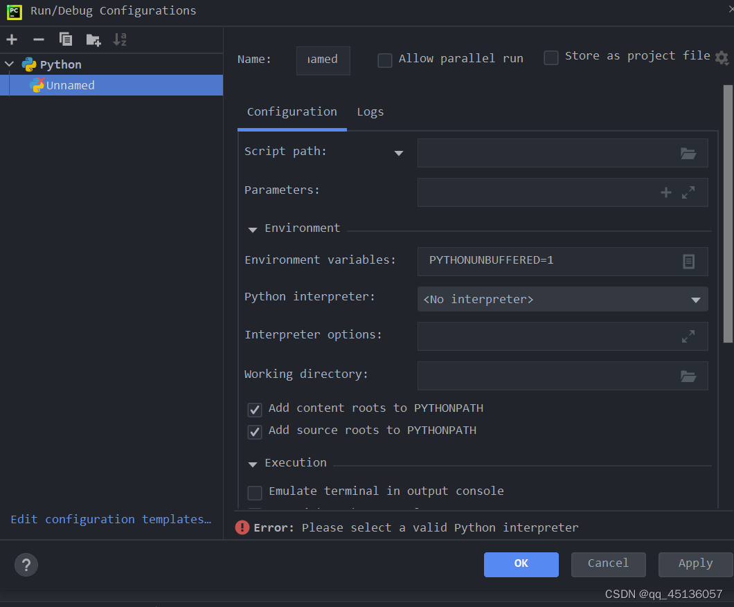pycharm使用_pycharm add configuration-CSDN博客