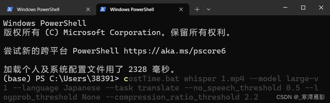 Windows的Powershell终端增强