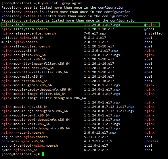 Linux Centos7 下使用yum安装的nginx平滑升级