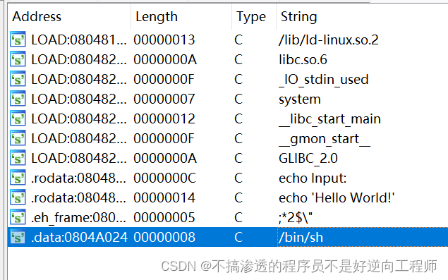 攻防世界xctf PWN leve2详细讲解，两个地址方法