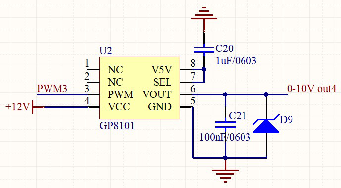 单片机 0~10V 输出电路的实现