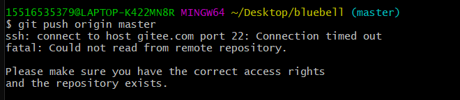 Git出现ssh: Connect To Host Gitee.com Port 22: Connection Timed Out Fatal ...