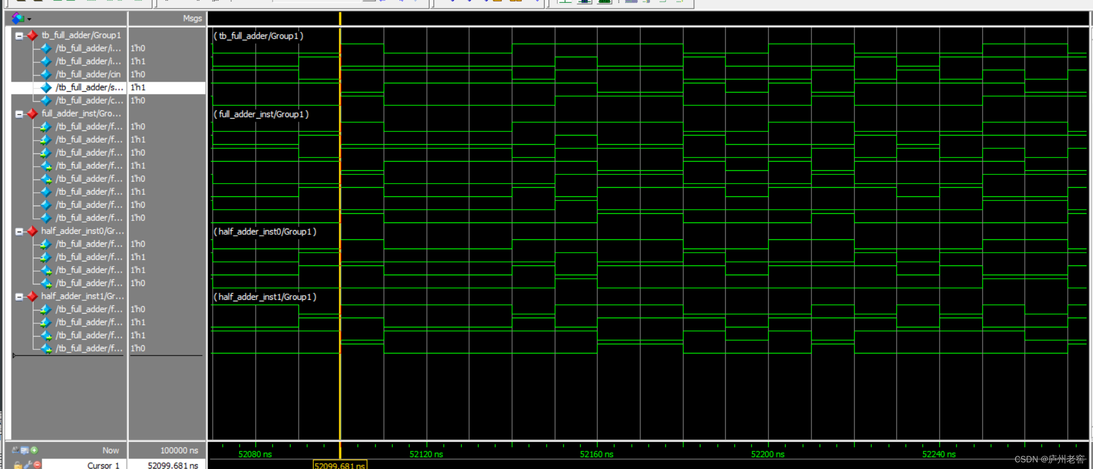 FPGA学习笔记：verilog基础代码与modelsim仿真(二)_verilog 仿真代码-CSDN博客