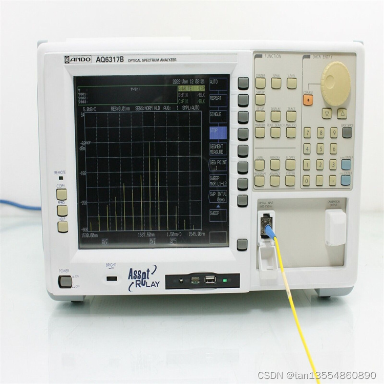 日本原装Yokogawa AQ6317B横河AQ6317C光谱分析仪