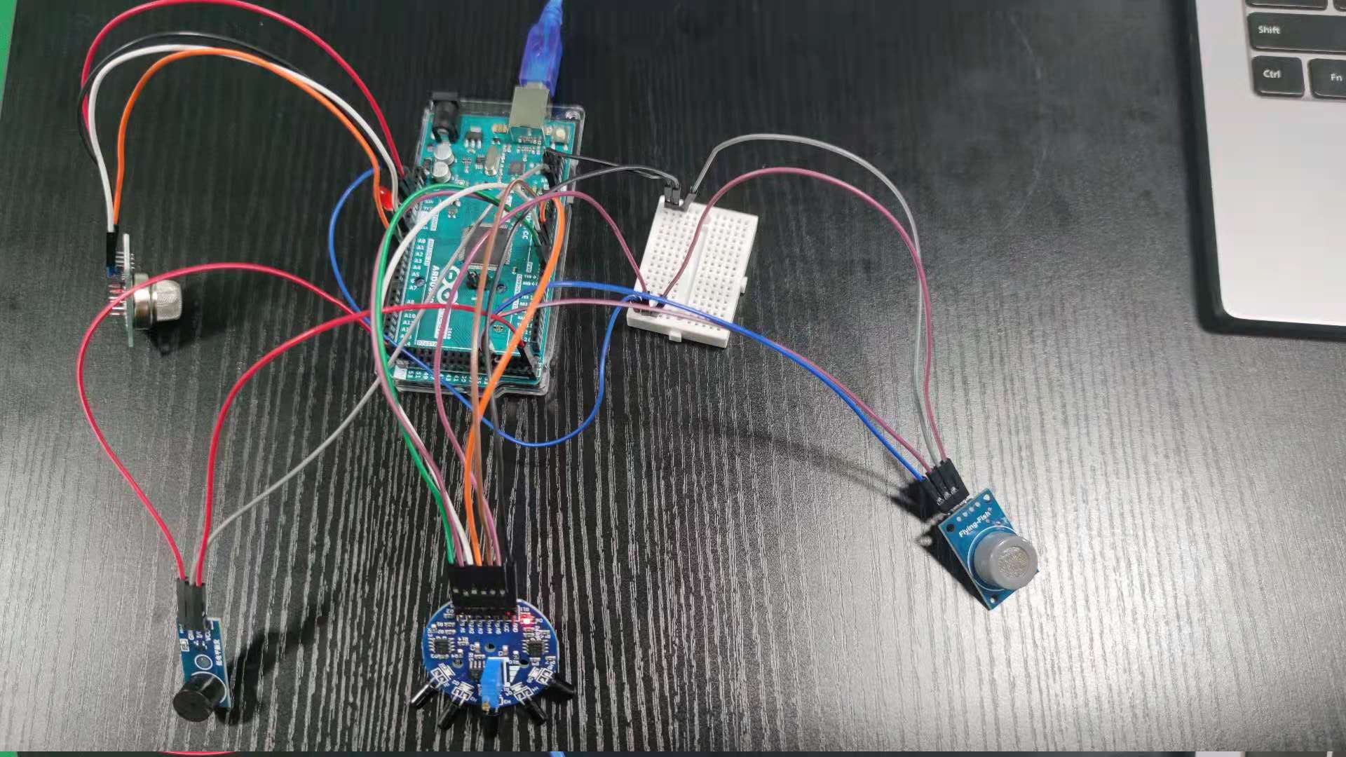 arduino篇二火焰煙霧co等多個傳感器組合實驗設計