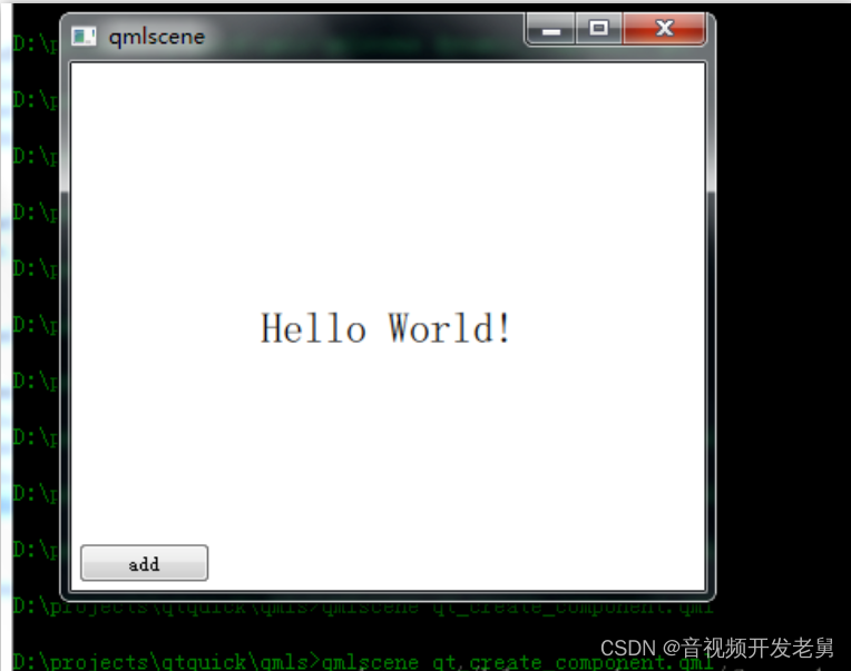 【QML 动态对象】使用JS中的语句动态创建和销毁组件_qml createcomponent-CSDN博客
