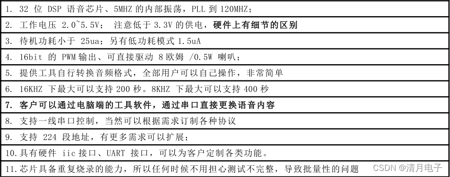 otp语音芯片20秒40秒80秒160秒长度是什么意思 为什么会有秒数区分