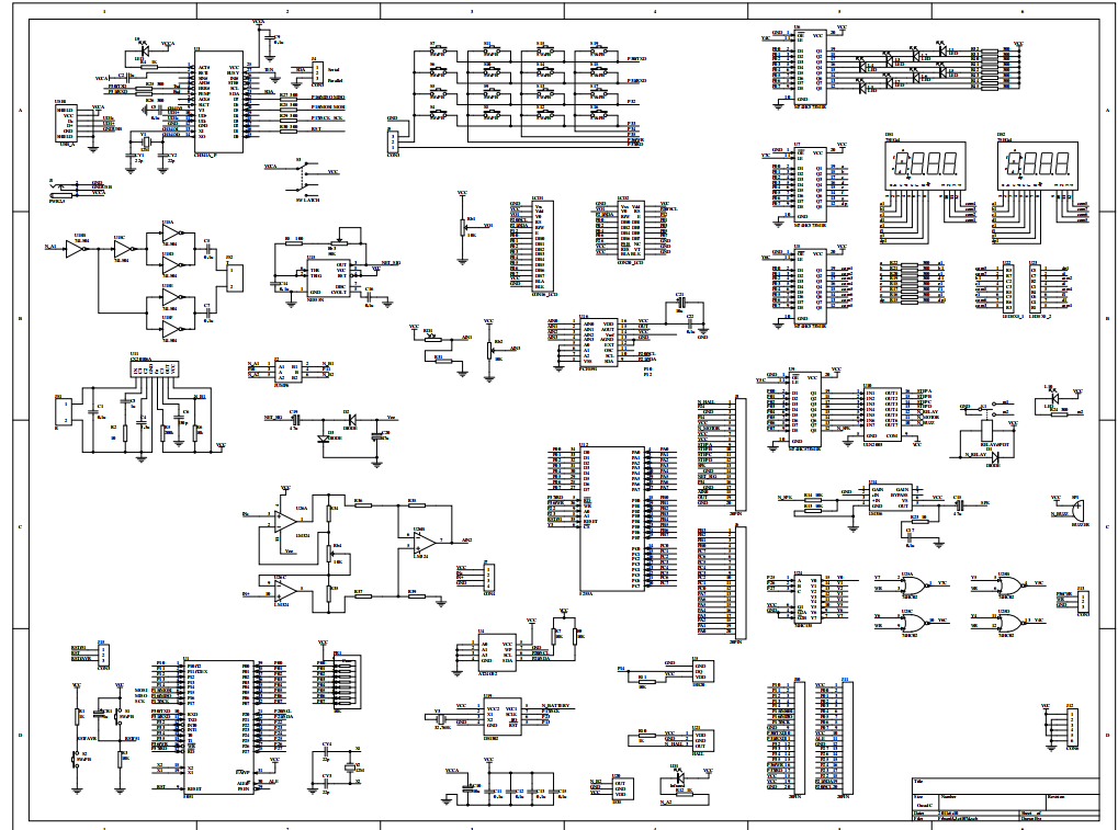 蓝桥杯国信长天单片机原理图详解四