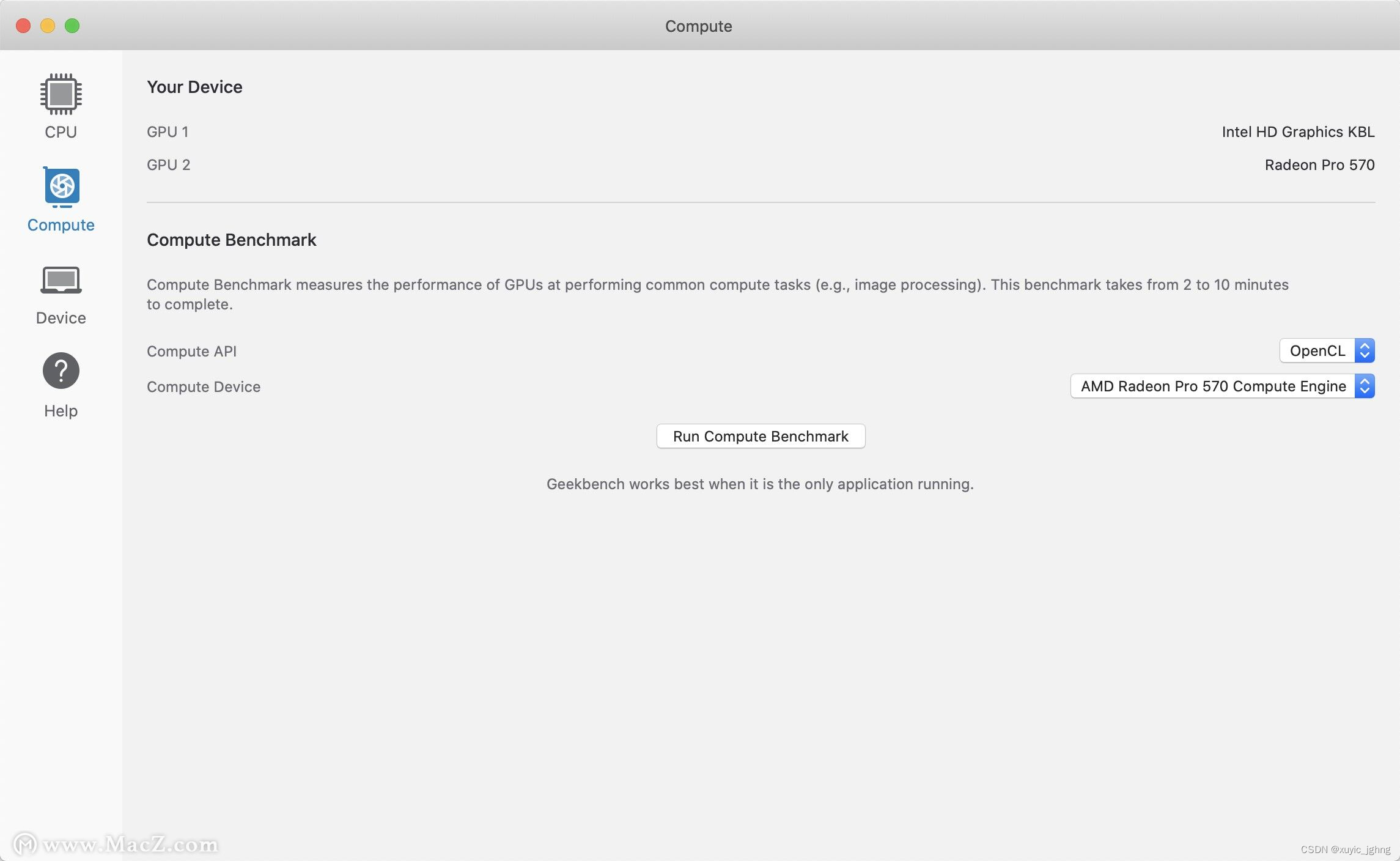 苹果电脑系统性能检测 Geekbench 6 for Mac