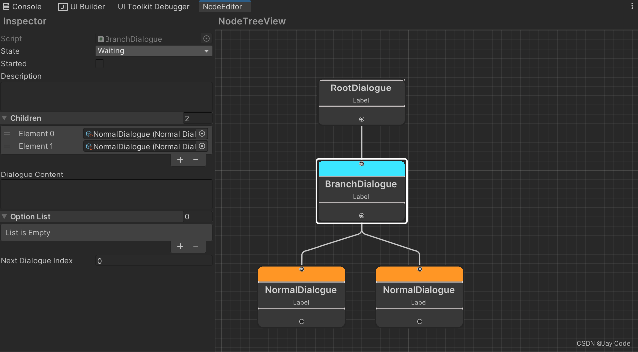 使用UIToolkit制作的节点编辑器NodeEditor