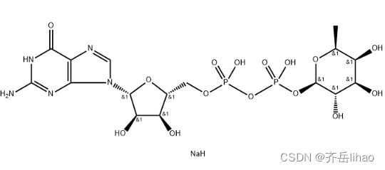 GDP-L-岩藻糖二钠盐，GDP-fucose ，6-Deoxy-β-L-galactopyranosylguanosine 5′-diphosphate