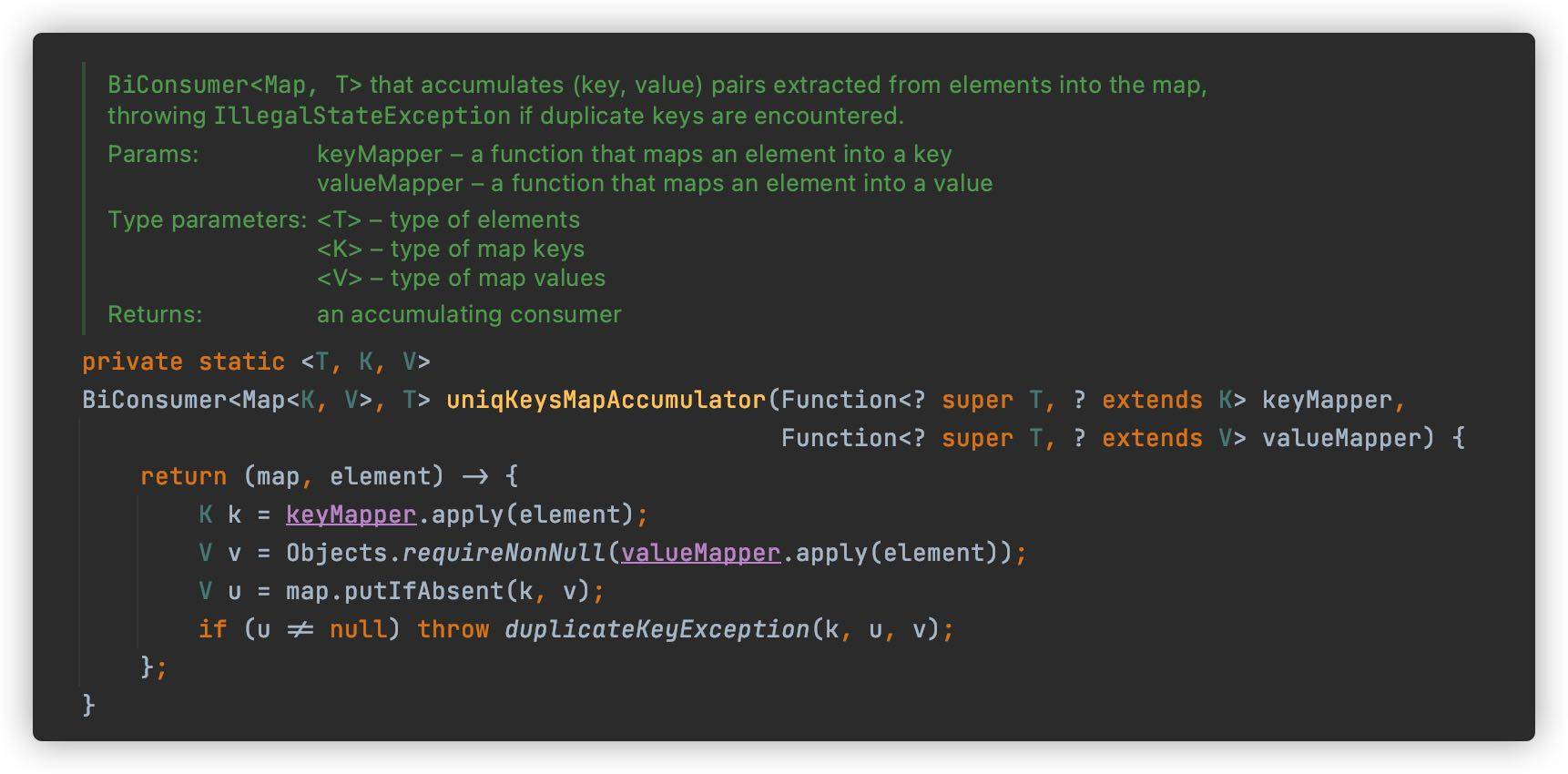 Java8下Collectors.toMap方法当key重复时报错信息错误_collectors.tomap key重复CSDN博客