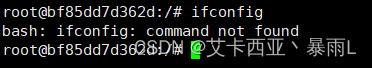 原始的ubuntu镜像是不带ifconfig命令的