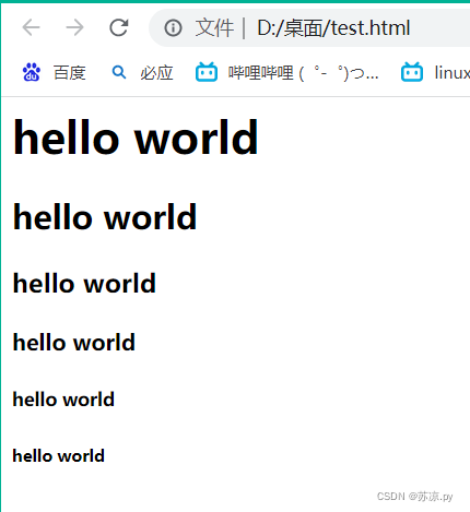 web前端-《初识HTML》(附实例详解)