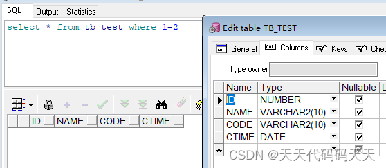 Java jdbcTemplate 获取数据表结构