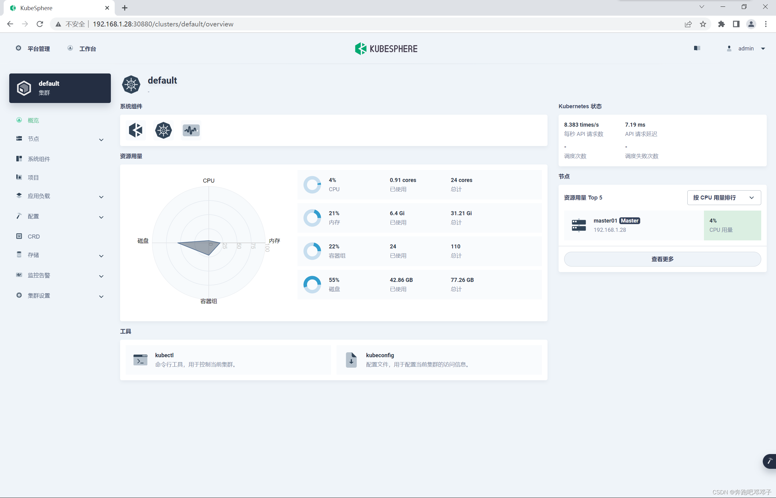 【Kubernetes系列】Kubernetes 上安装 KubeSphere_error: Unable To Recognize ...