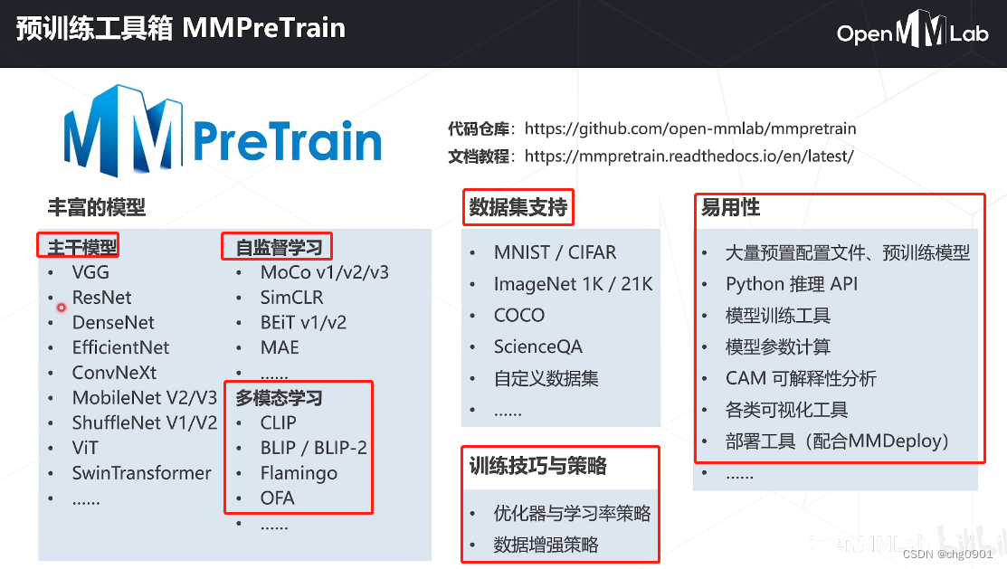 【七班】深度学习预训练与MMPretrain（MMCLS+MMSelfSup）_mmpretrain 插入注意力模块-CSDN博客