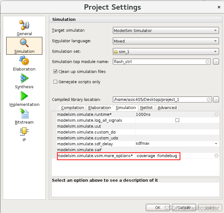 Linux下Vivado联动Modelsim生成FSM(状态机)_modelsim linux-CSDN博客