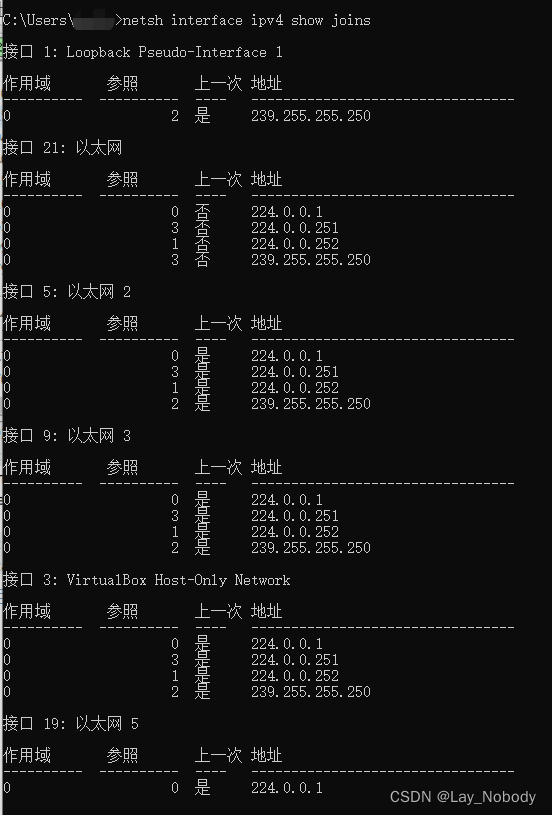 windows wireshark抓到未加入组的组播消息