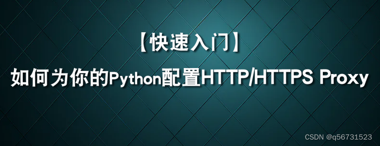 如何为你的Python程序配置HTTP/HTTPS爬虫IP