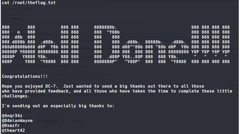 vulnhub靶机 dc 7渗透详细过程