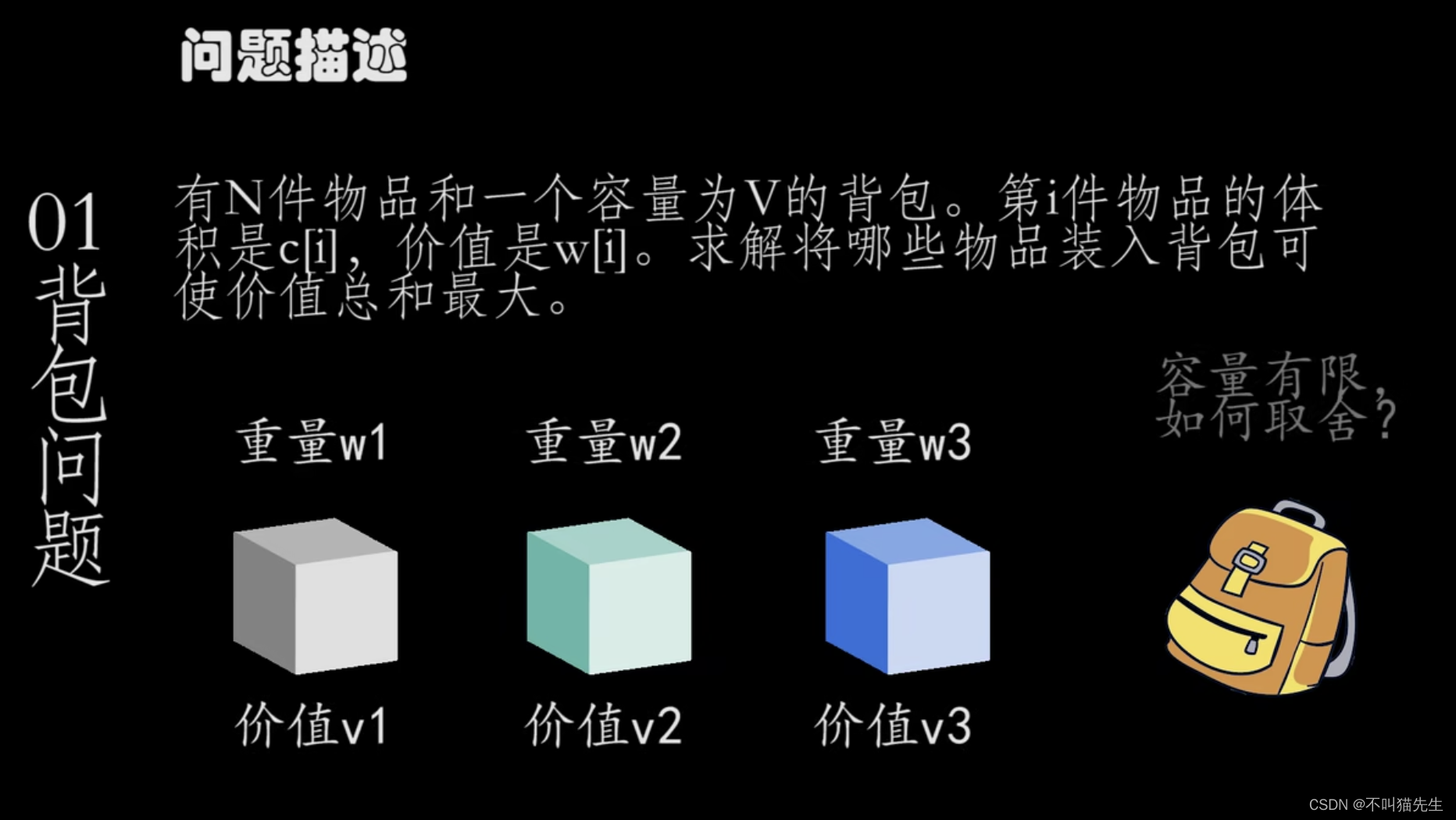 javaScript实现动态规划(Dynamic Programming)01背包问题