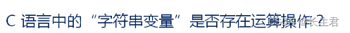 从C出发 14 --- 字符数组与字符串