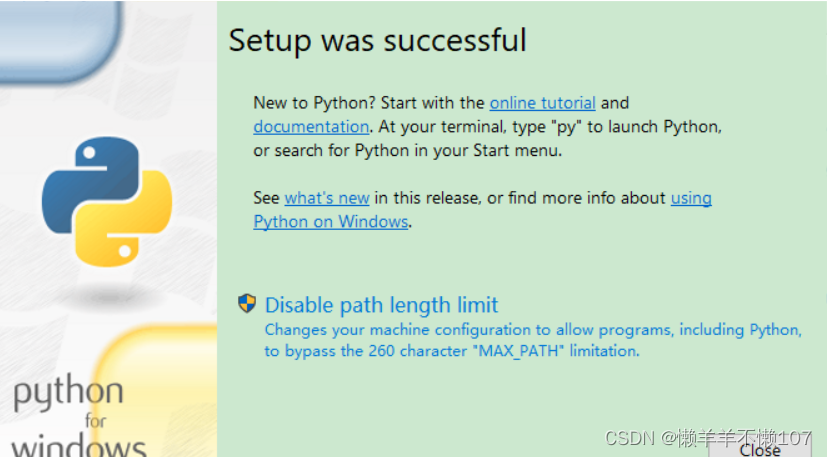Python基础学习之Python安装教程_python安装教程菜鸟教程-CSDN博客