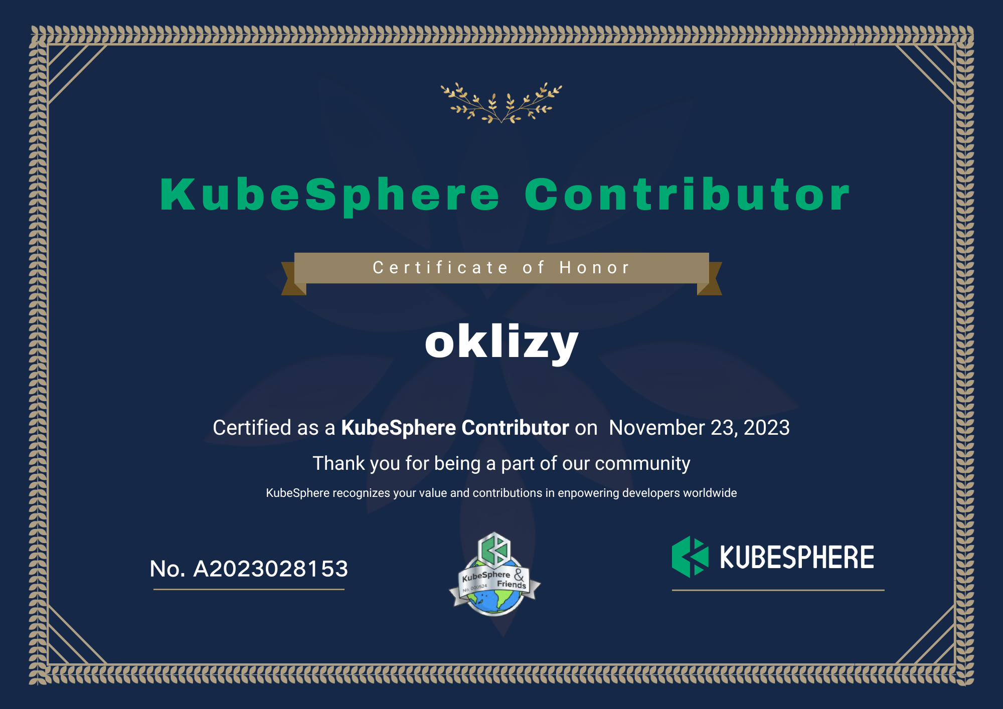 KubeSphere 社区双周报 | Fluent Operator 2.6.0 发布 | 2023.11.10-11.23