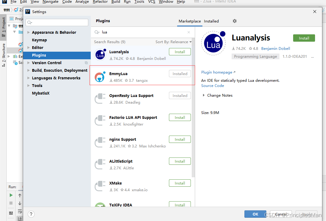 idea lua开发环境搭建_idea添加lua脚本插件-CSDN博客