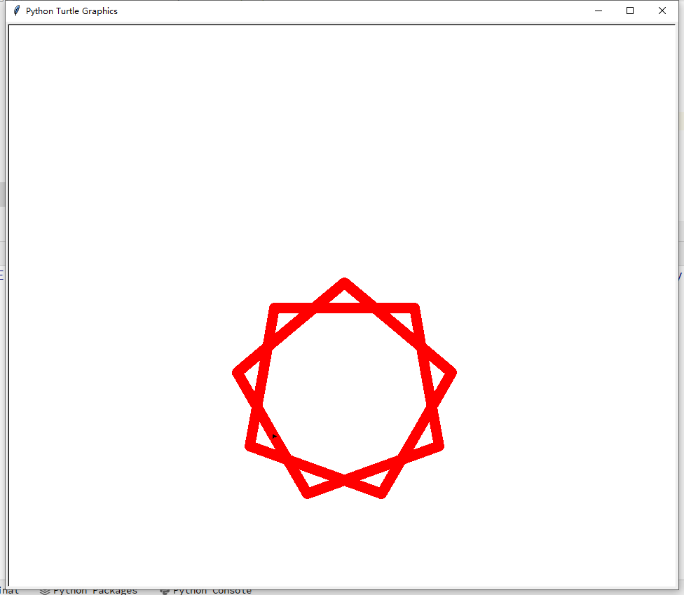 【Python】turtle库的风轮绘制、蟒蛇绘制、八角形绘制、叠边形绘制
