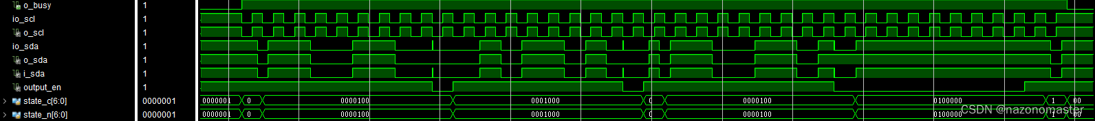 Read timing simulation