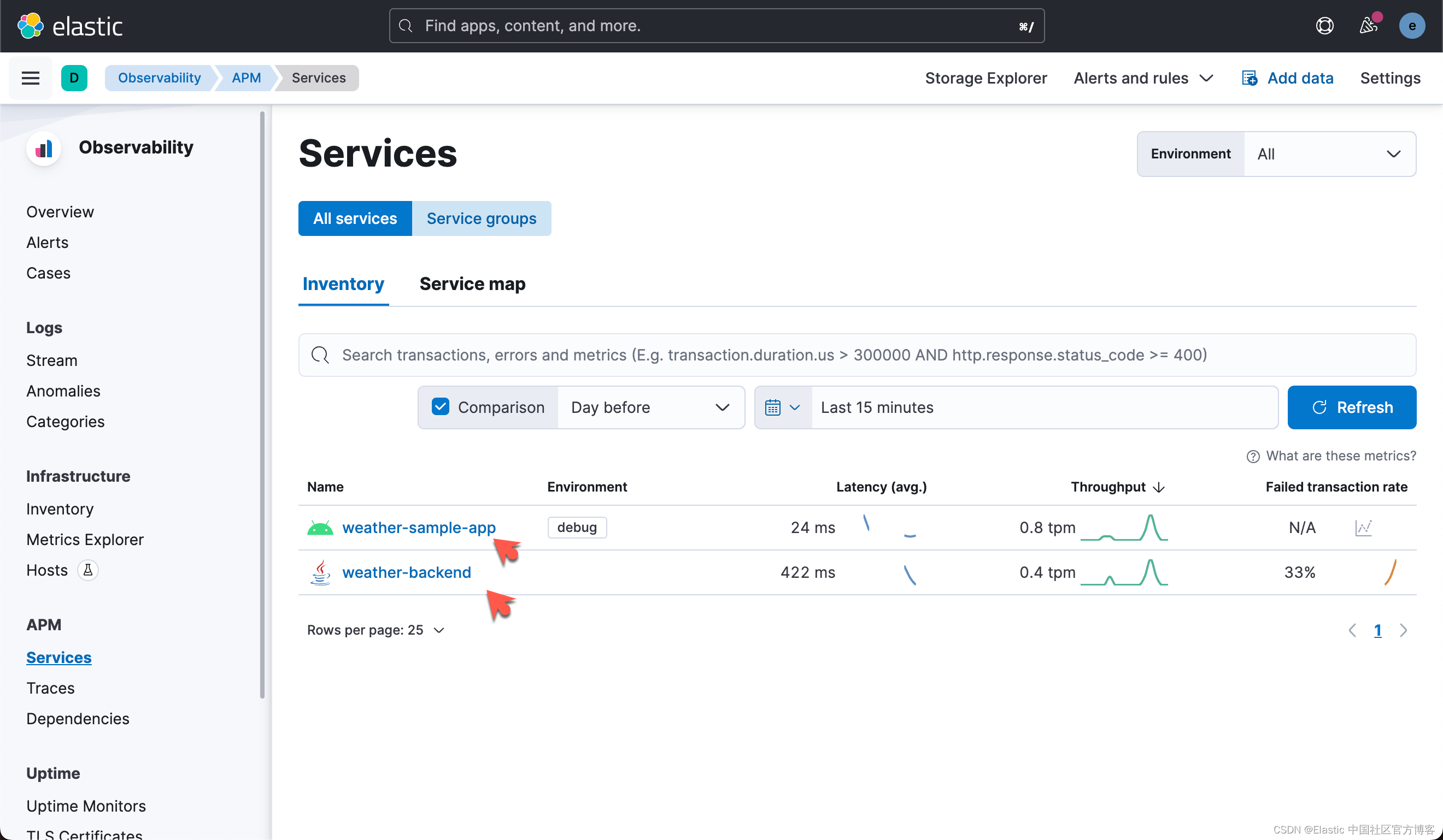 Elasticsearch：使用 Elastic APM 监控 Android 应用程序（二）