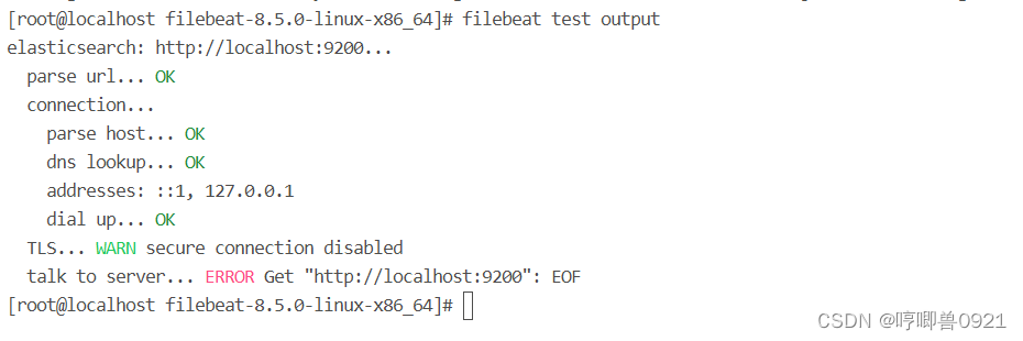 filebeat配置打印