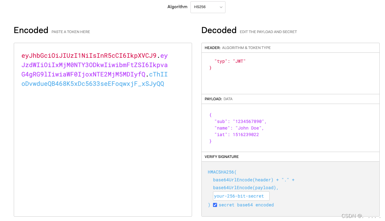 JWT（json web token）