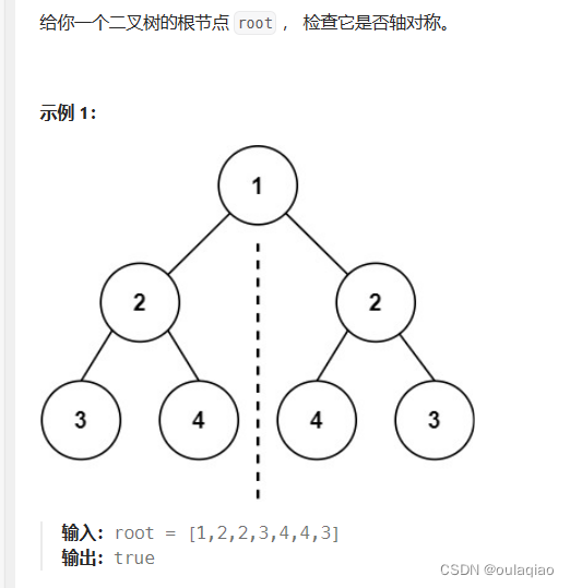 对称（镜像）二叉树