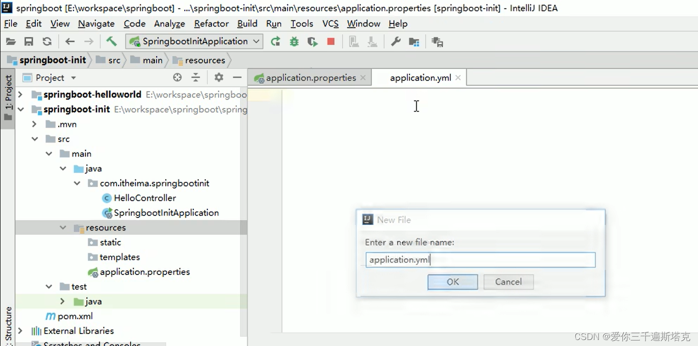 SpringBoot配置配置文件分类，server.port修改端口，自定义修改配置内容_server.port ymlCSDN博客