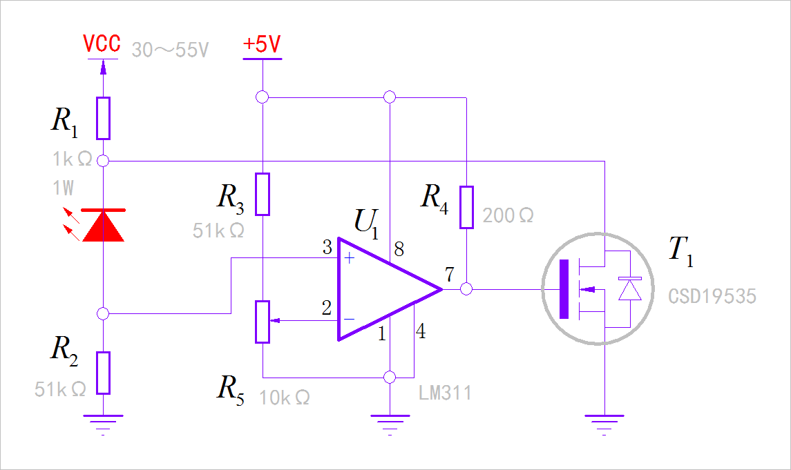 测试红外led单光子信号整形电路