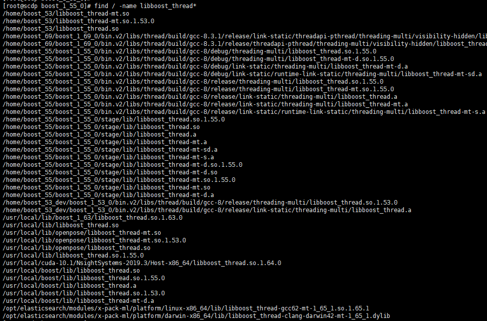 CentOS 7 安装Boost 1.55 没有生成libboost_thread-mt.so解决_boost_thread centos ...