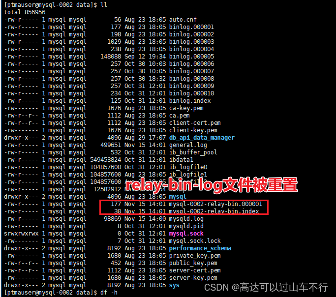 MySQL数据库清理Relay_Log_File日志