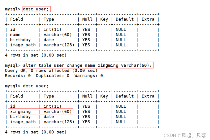 【MySQL】数据库——表操作